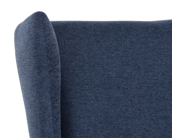 KASEN LOUNGE CHAIR - BELFAST NAVY