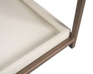REBEL NIGHTSTAND - SMALL - CHAMPAGNE GOLD - CREAM