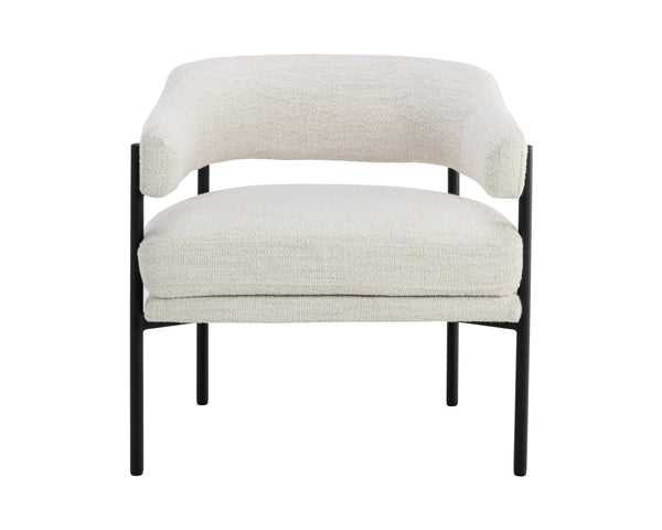 LOLA LOUNGE CHAIR - MERINO PEARL