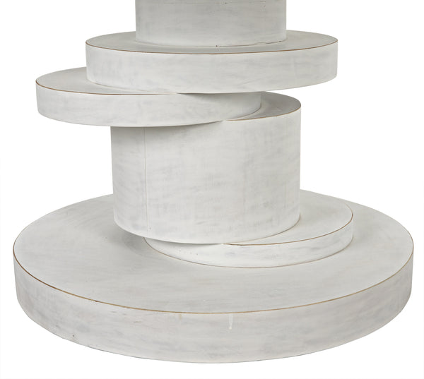 Hugo Dining Table 60",  White Wash