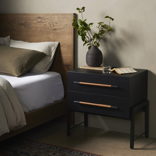 Rosedale Nightstand in Ebony Oak