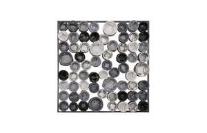 Paint Can Wall Art, Square, Mixed Neutrals, Assorted LG