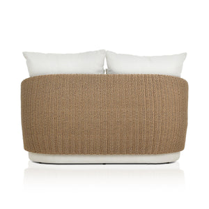 Maven Outdoor Double Chaise - Faux Hyacinth