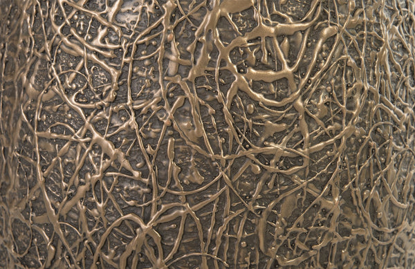 String Theory Planter, Bronze, Small