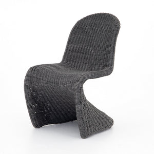 Portia Outdoor Dining Chair In Vintage Coal