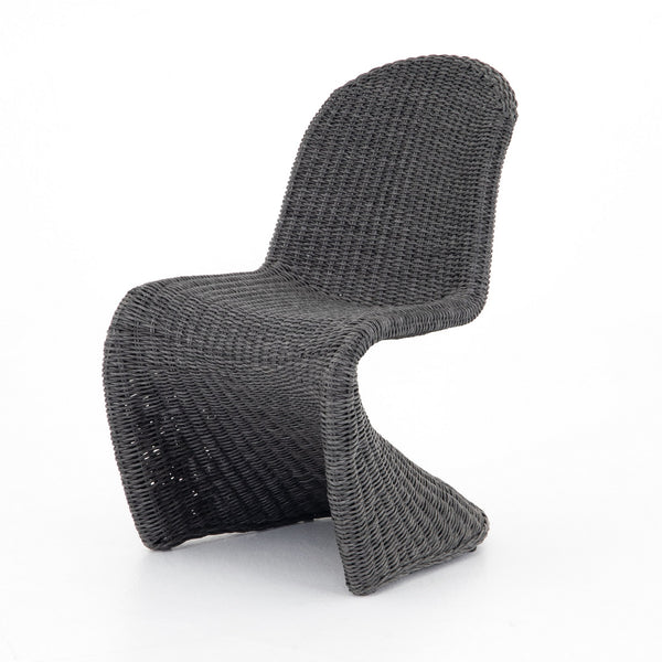 Portia Outdoor Dining Chair In Vintage Coal