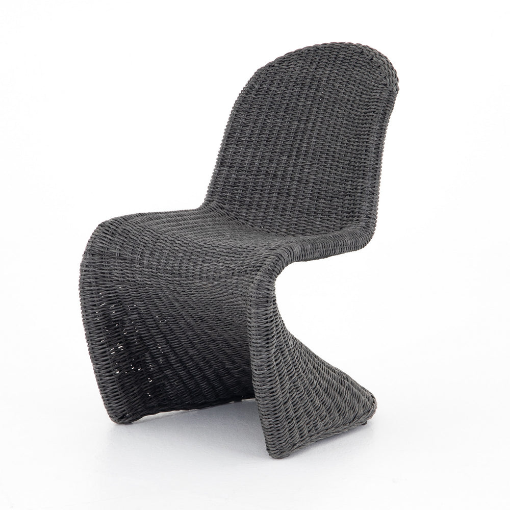 Portia Outdoor Dining Chair In Vintage Coal