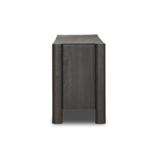 Ezri Media Console - Black Oak