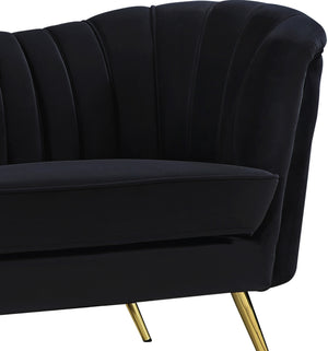 Josefina Sofa In Black Velvet