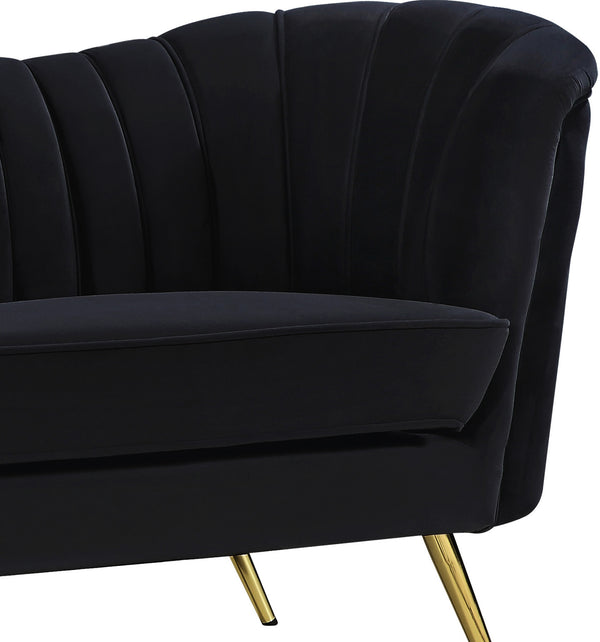Josefina Sofa In Black Velvet