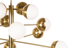 Rocio 20-Light Pendant Lamp - Brass
