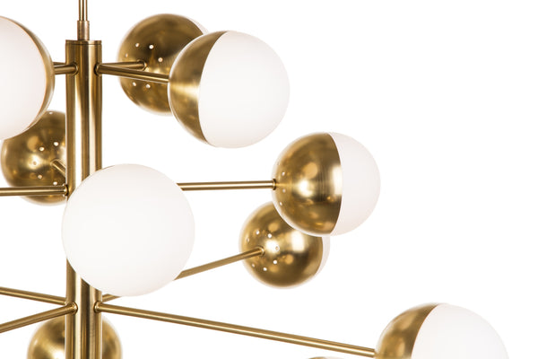 Rocio 20-Light Pendant Lamp - Brass