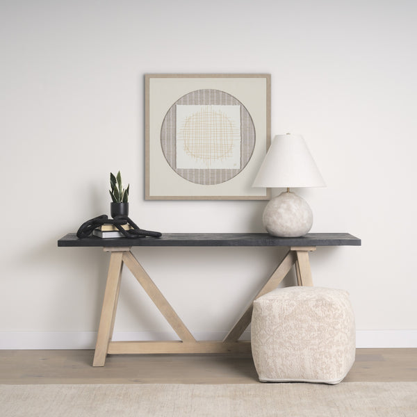 Mehdi Cream Ceramic Table Lamp