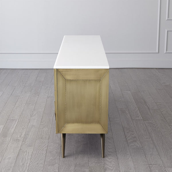 TRIANGLE CABINET-BRASS