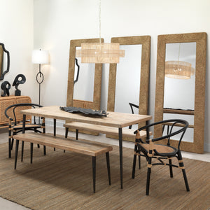 Harbor Seagrass Rectangle Floor Mirror