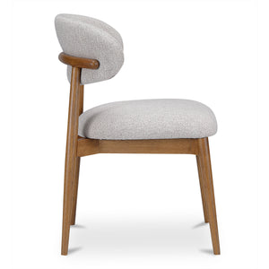 Moe's Ellie Dining Chair in Oatmeal