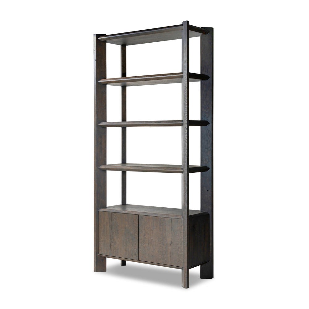 Orwin Bookshelf in Smoked Black Oak