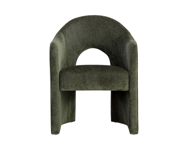 ANAYA DINING ARMCHAIR - BERGEN OLIVE