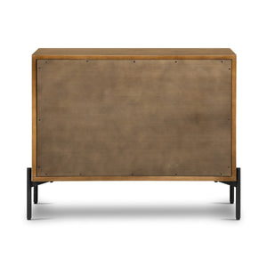 Eaton Large Nightstand - Amber Oak Resin