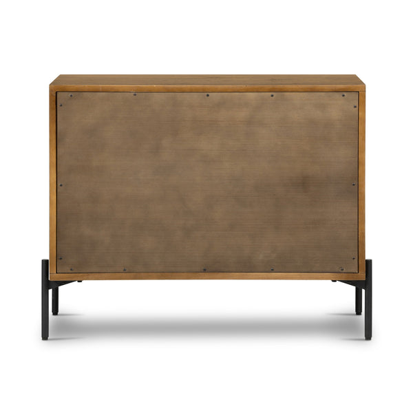 Eaton Large Nightstand - Amber Oak Resin