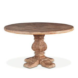 San Rafael 48" Round Dining Table Antique Oak