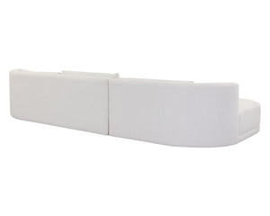 LAKEN SOFA CHAISE - LAF - COPENHAGEN WHITE