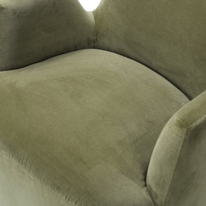 Reed Swivel Chair In Sapphire Sage