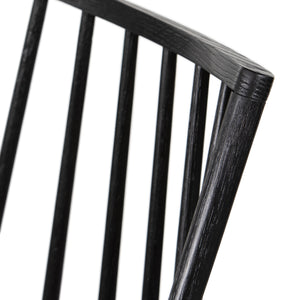 Lewis Windsor Stool W Cushion In Bl In Counter