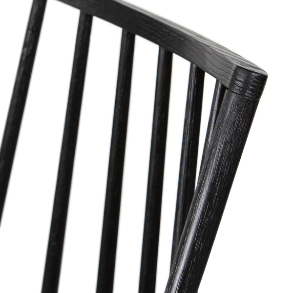 Lewis Windsor Stool W Cushion In Bl In Counter