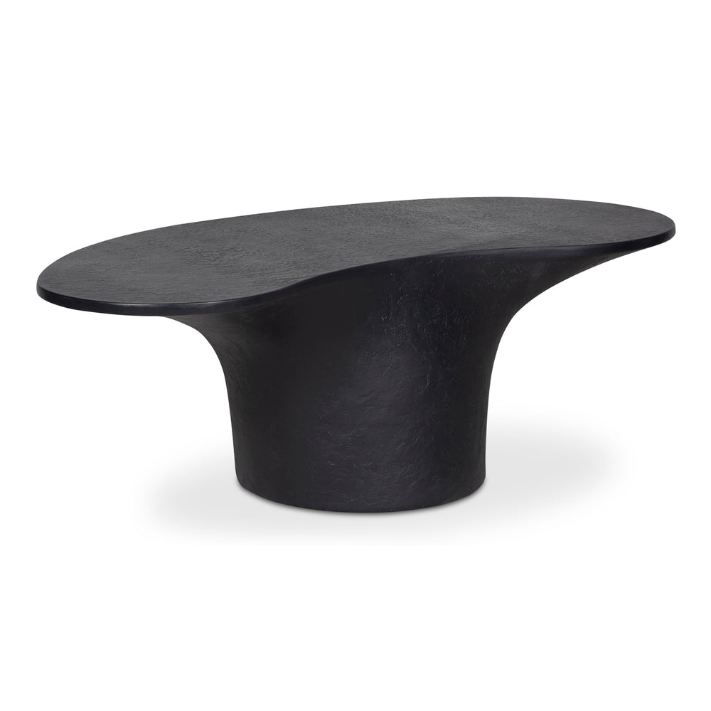 Yumi Outdoor Coffee Table in Black