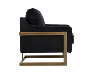 Kalmin Armchair - Abbington Black