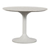 Moe's Tuli Outdoor Cafe Table in White Terrazzo