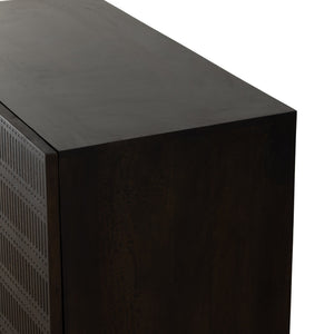 Kelby Bar Cabinet - Gunmetal