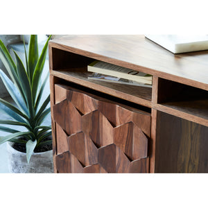Moe's O2 Desk with Sheesham Wood and Drawer