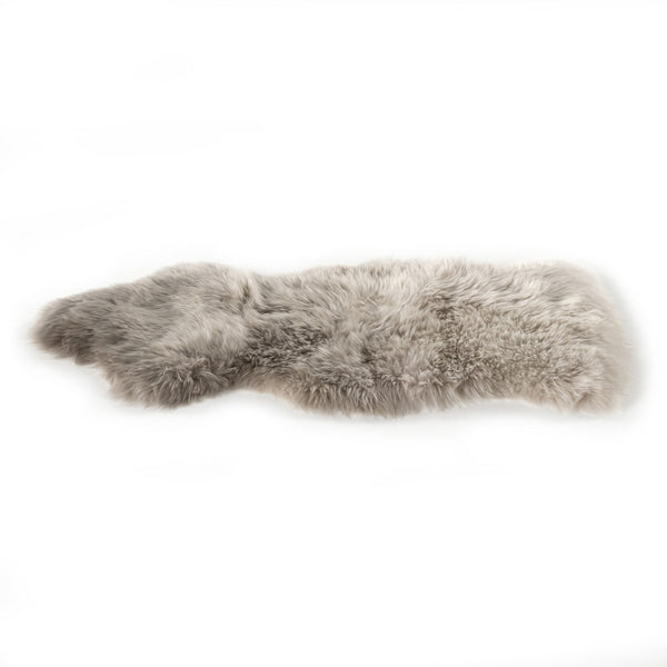 Lalo Ombre Throw - Light Grey Ombre