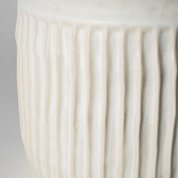 Judy Large Eggshell Ceramic Vase