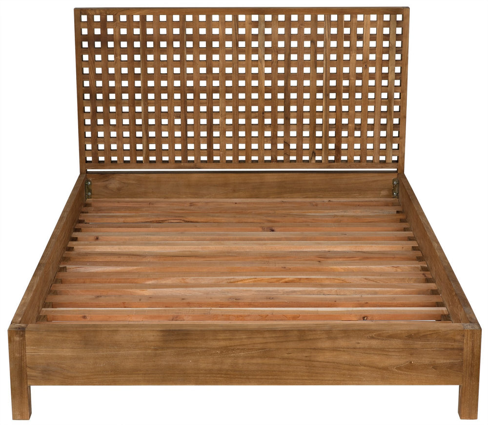 Quinnton Bed, Queen, Teak
