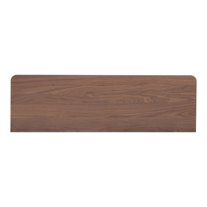 Moe's Round Off Six-Drawer Walnut Dresser