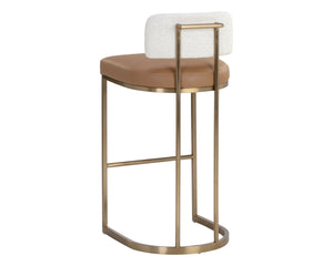 LARISSA BARSTOOL - NAPA COGNAC / RHEA LIGHT BARLEY