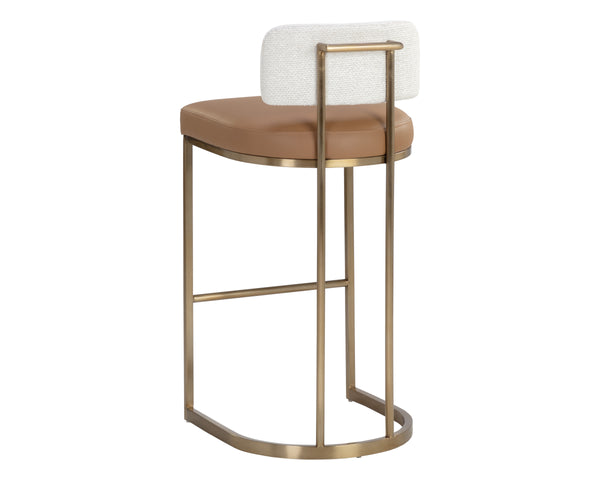 LARISSA BARSTOOL - NAPA COGNAC / RHEA LIGHT BARLEY