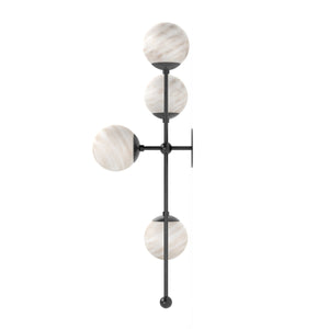 Armstrong 4 L Sconce - Black Gunmetal