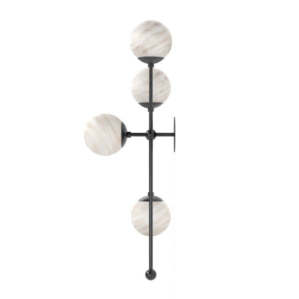 Armstrong 4 L Sconce - Black Gunmetal