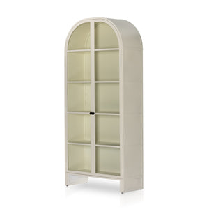 Breya Cabinet In Cream Powder Coat