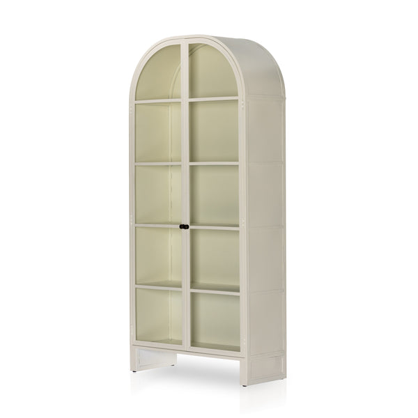 Breya Cabinet In Cream Powder Coat