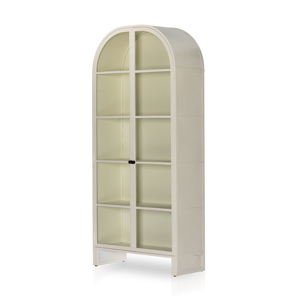 Breya Cabinet In Cream Powder Coat