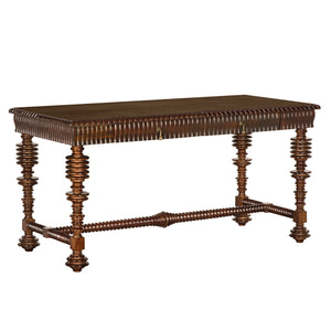 Portuguese Desk, Small, Hand Rubbed Brown
