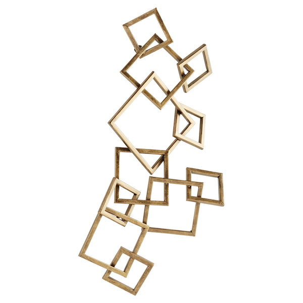 Soft Symphony Wall Decor | Antique Brass