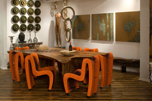 Seat Belt Dining Chair,Orange