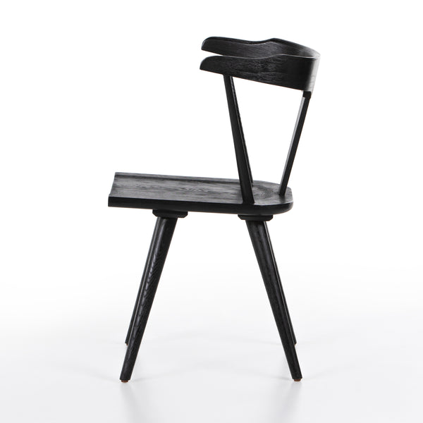 Ripley Dining Chair In Black Oak
