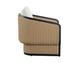 OLBIA LOUNGE CHAIR - LOUIS CREAM